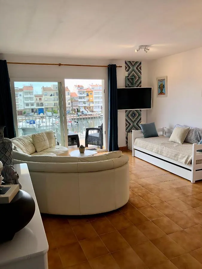 شقة Appartement 80 M2,Port Rhodes D-2 Chambres, Terrasse Panoramique, Vue Sur Le Canal Principal D'إمبوريابرافا إسبانيا