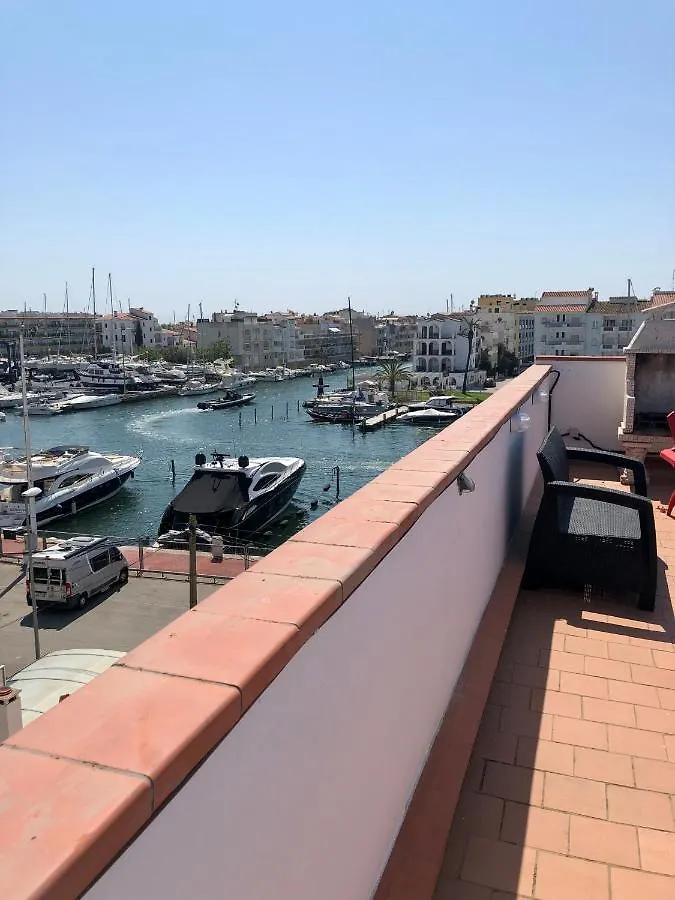 شقة Appartement 80 M2,Port Rhodes D-2 Chambres, Terrasse Panoramique, Vue Sur Le Canal Principal D'إمبوريابرافا